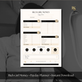 Payday Planner Printable