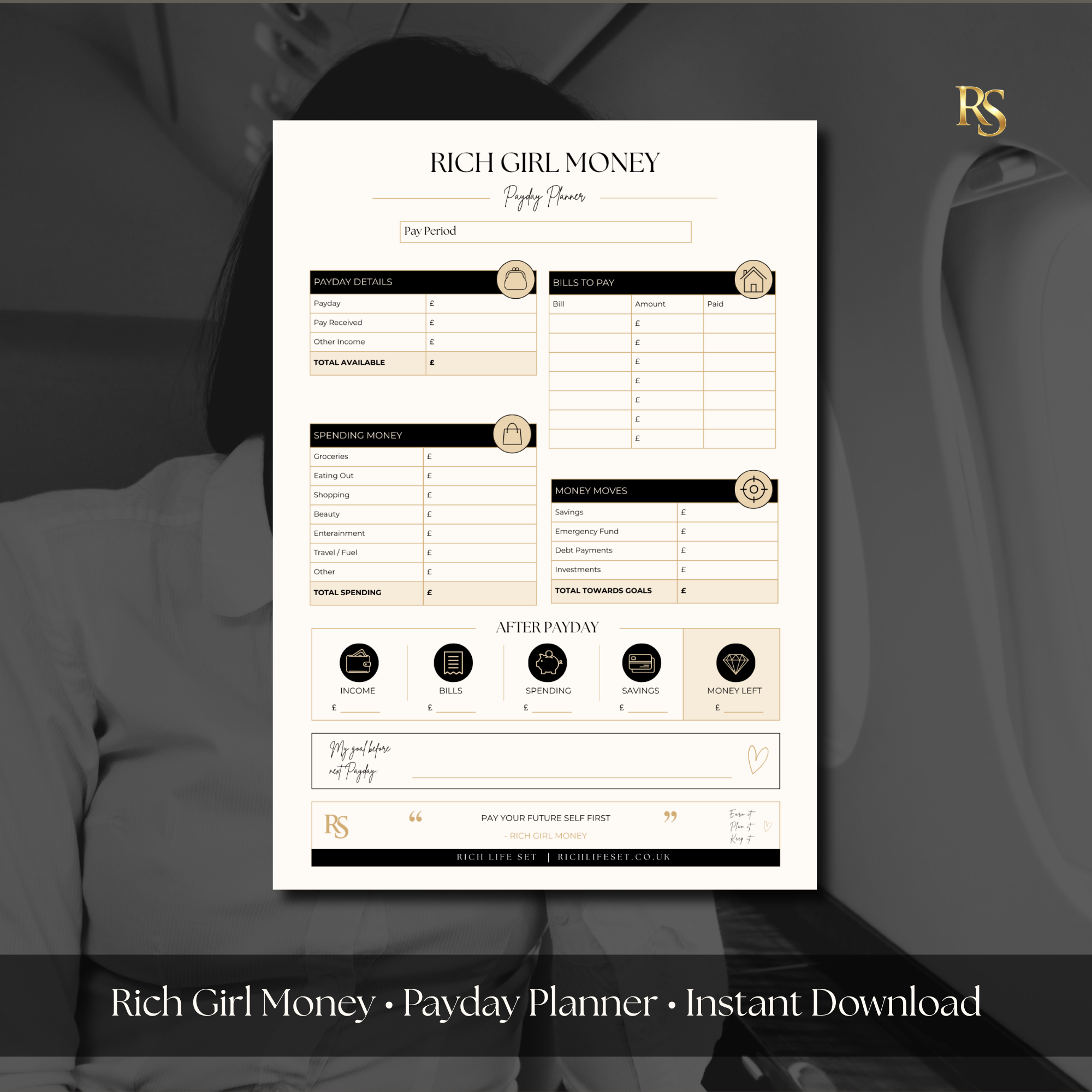 Payday Planner Printable