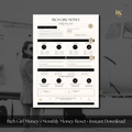 Monthly Money Reset Printable