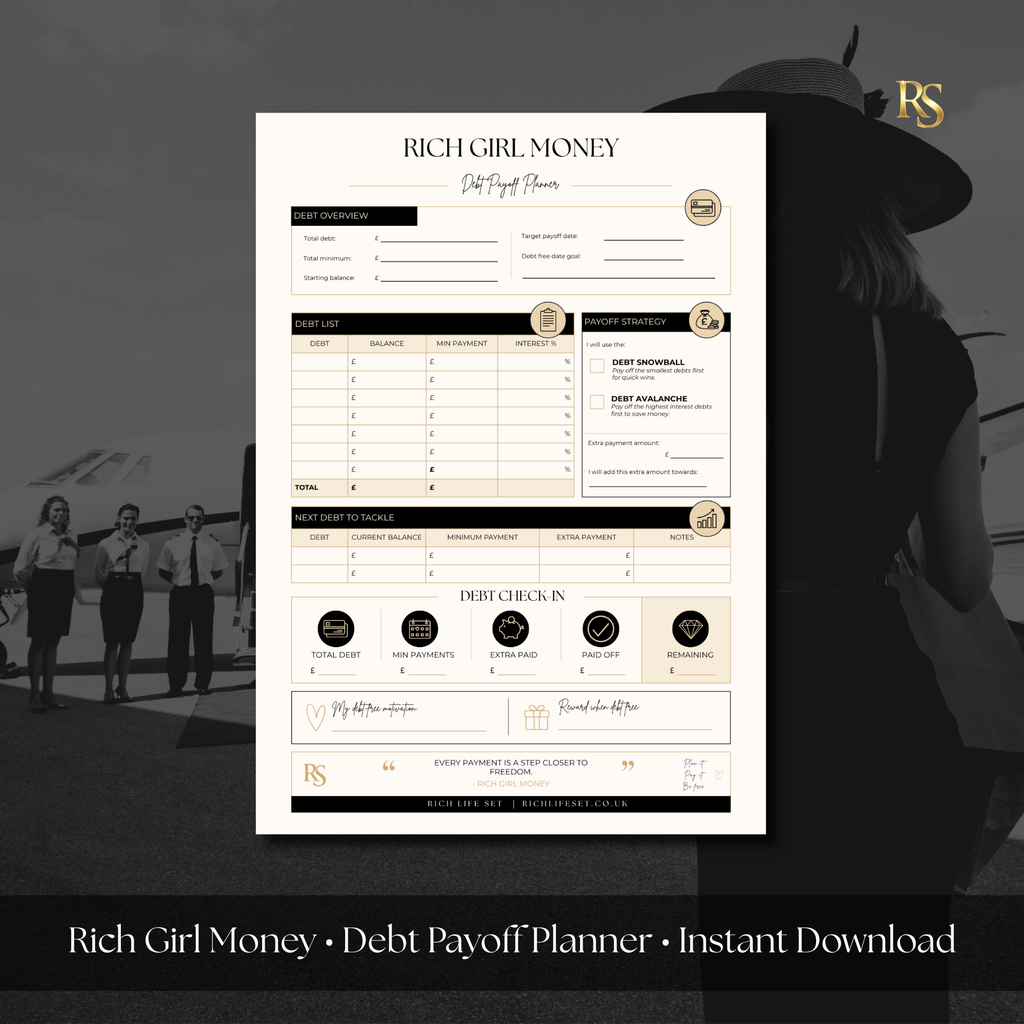 Debt Payoff Planner Printable