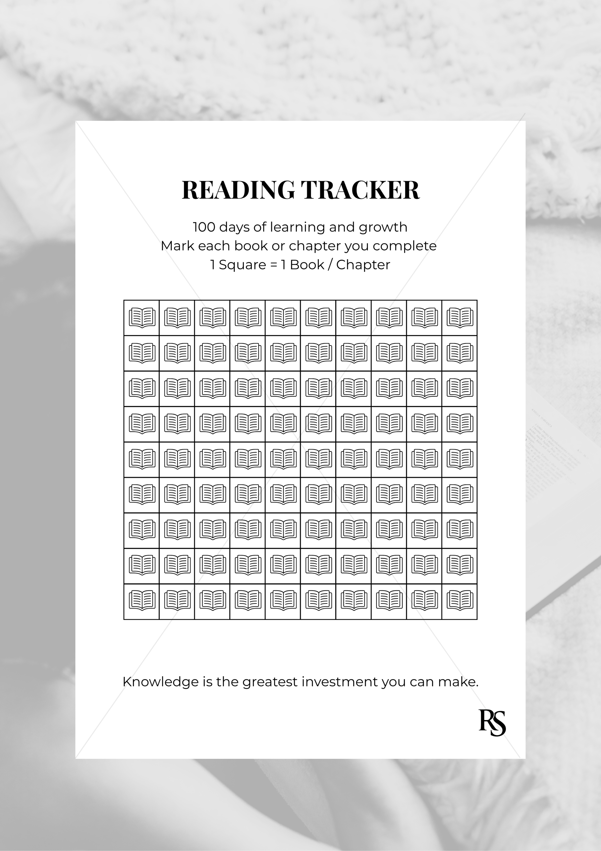READING CHALLENGE TRACKER