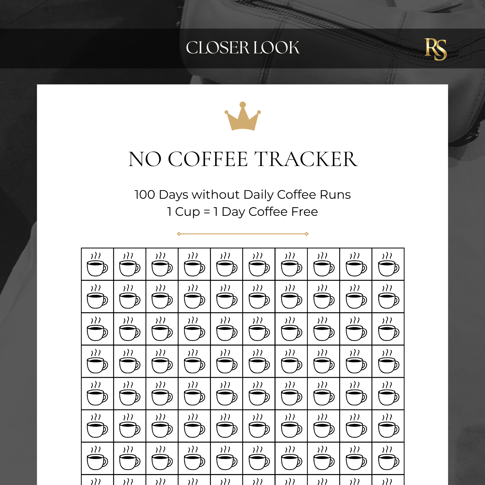 No Coffee Tracker