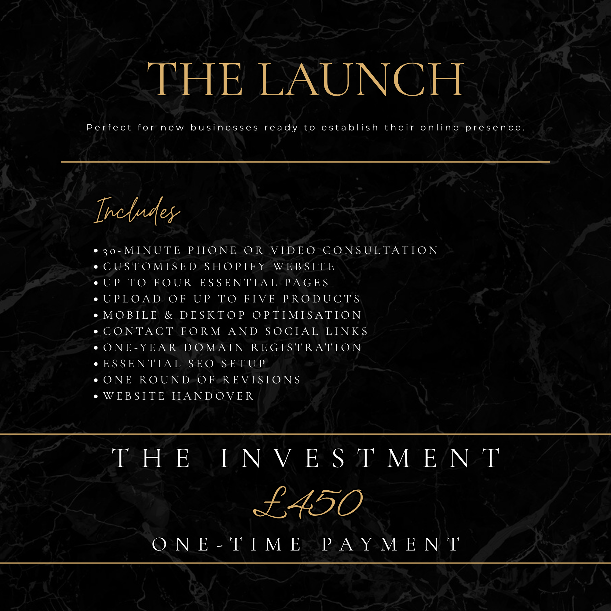 The Launch - Shopify Website
