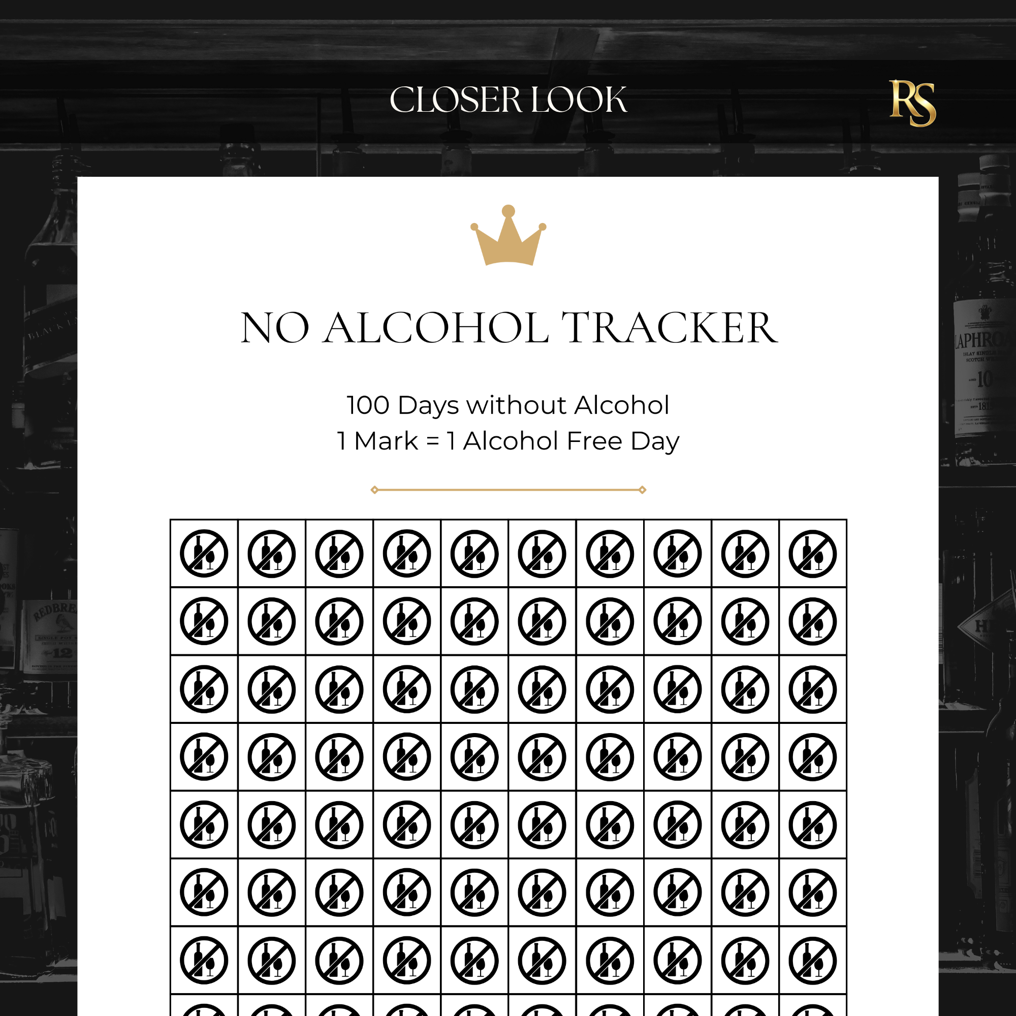 No Alcohol Tracker
