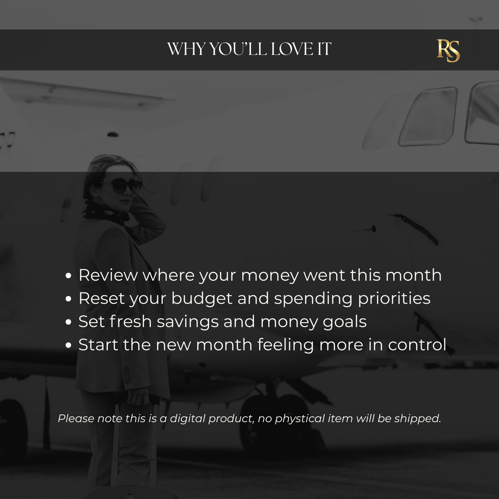 Monthly Money Reset Printable