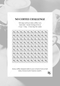 NO COFFEE CHALLENGE TRACKER
