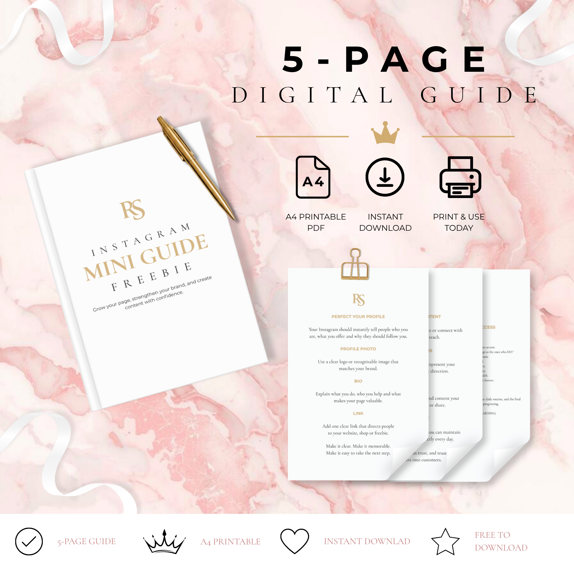 The Mini Instagram Guide | FREE PDF Download