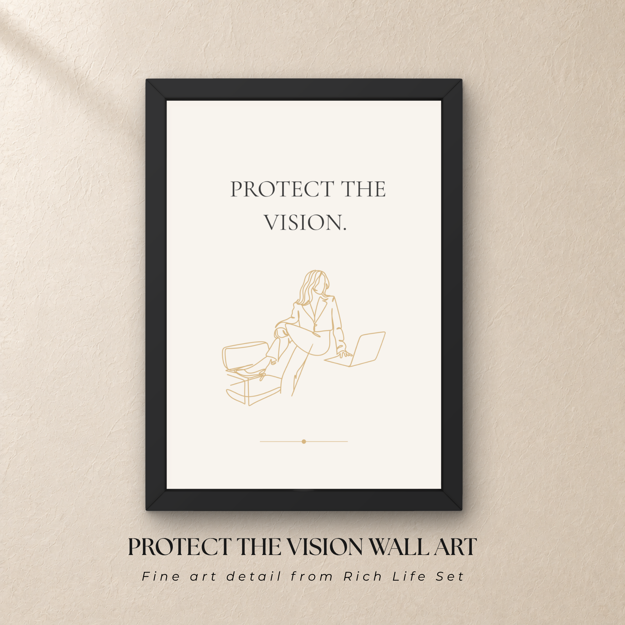 Protect the Vision Wall Art