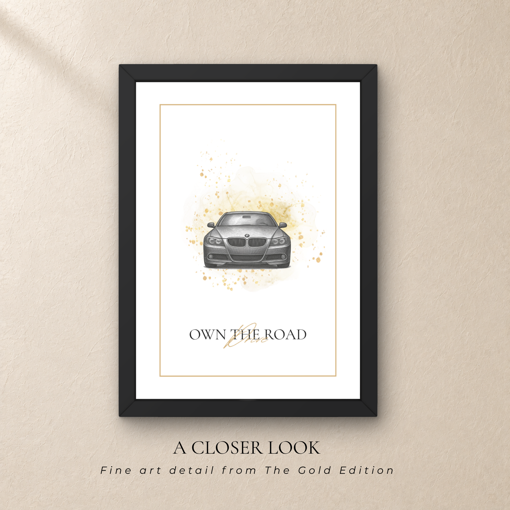 Luxury Car Wall Art Set of 9