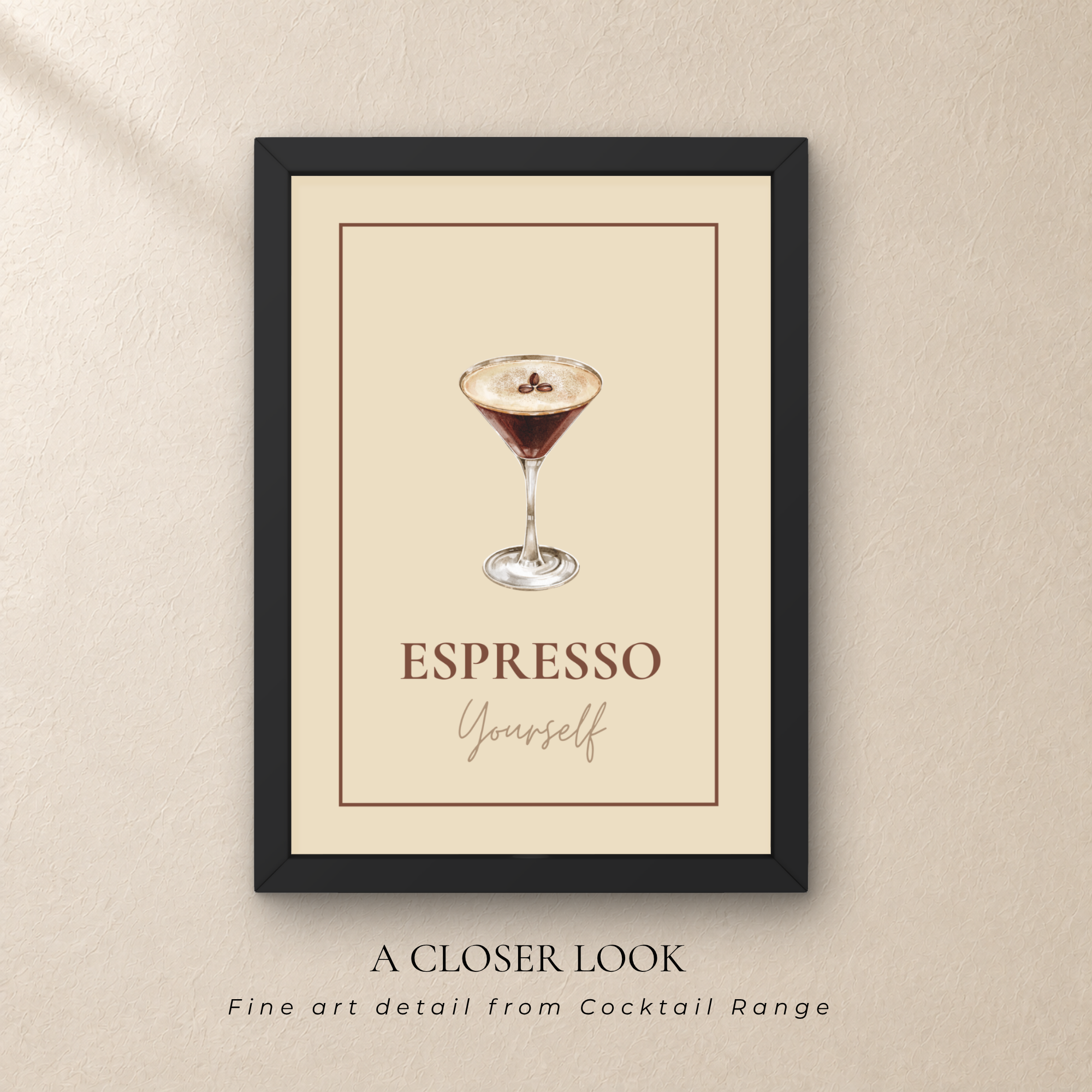 Espresso Martini Wall Art Print
