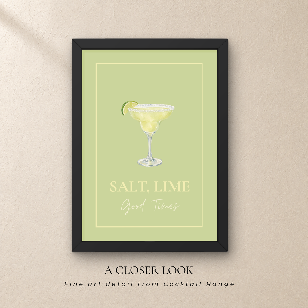 Margarita Cocktail Wall Art