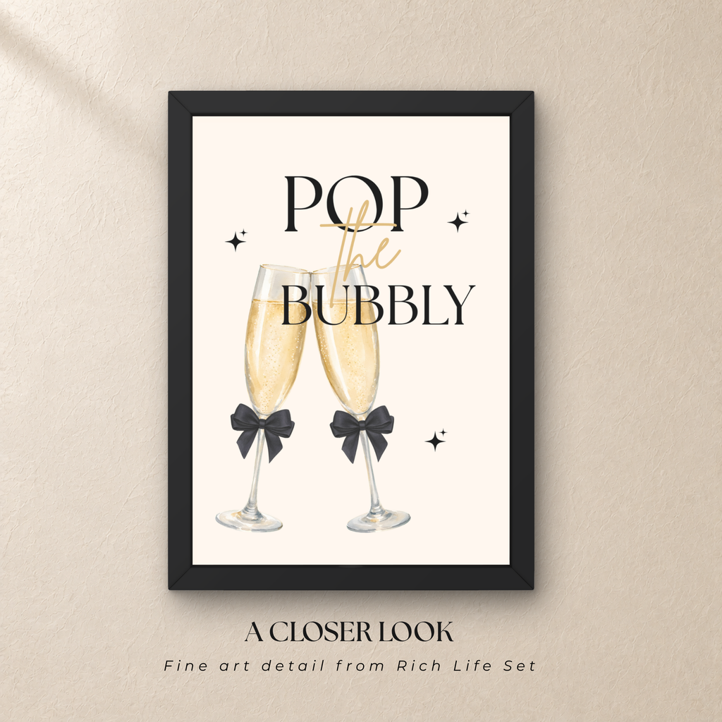 Black Bow Wall Art Trio
