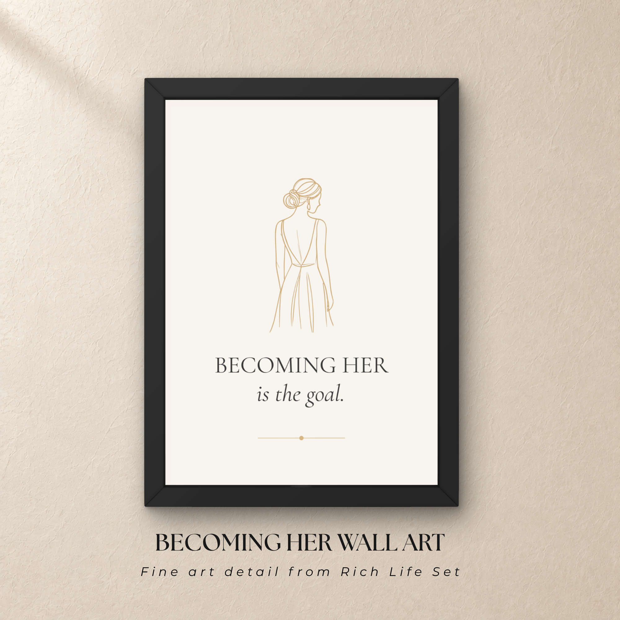 Becoming Her Wall Art