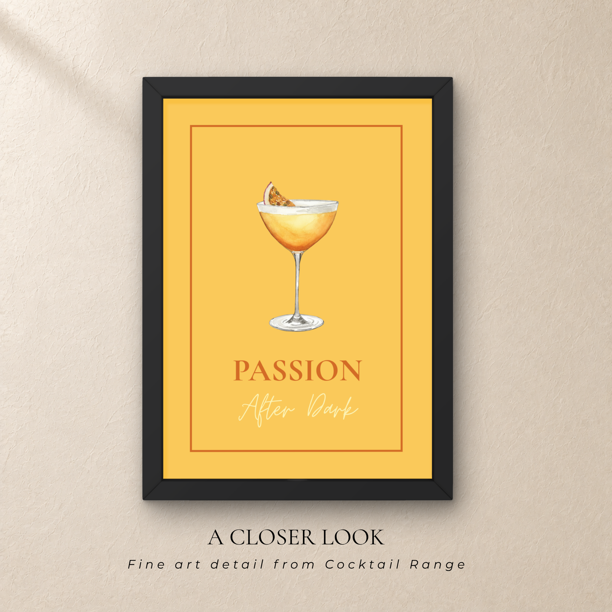Passion Fruit Martini Wall Art