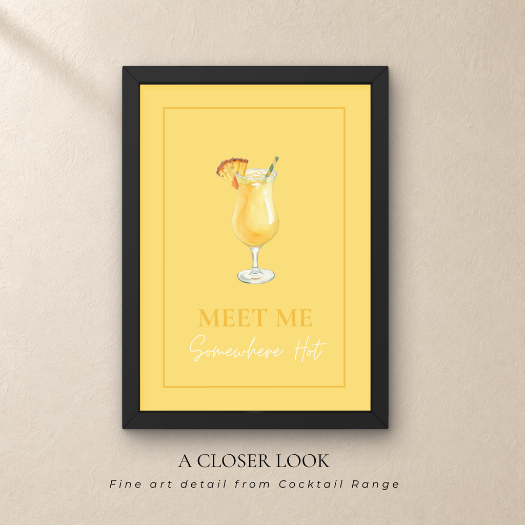 Sex on the Beach Cocktail Wall Art