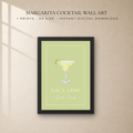 Margarita Cocktail Wall Art