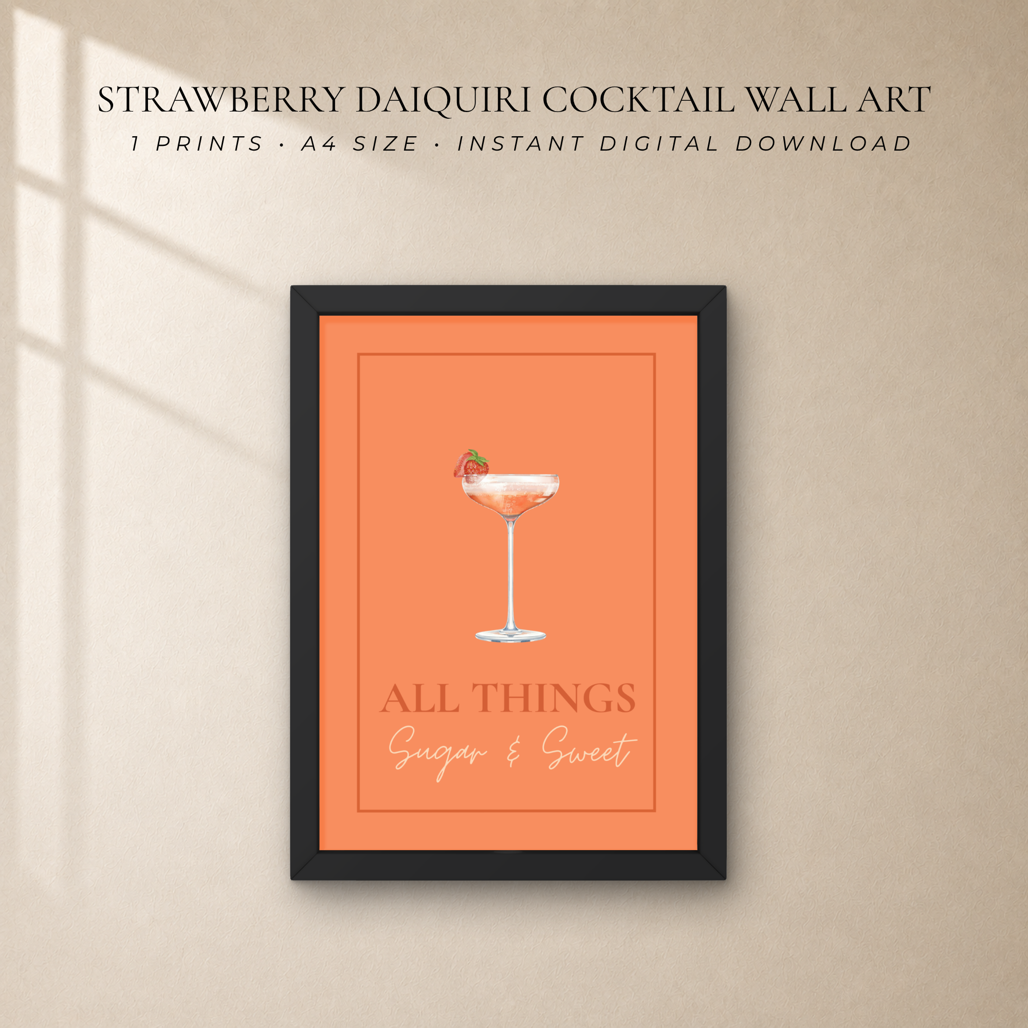 Strawberry Daiquiri Wall Art