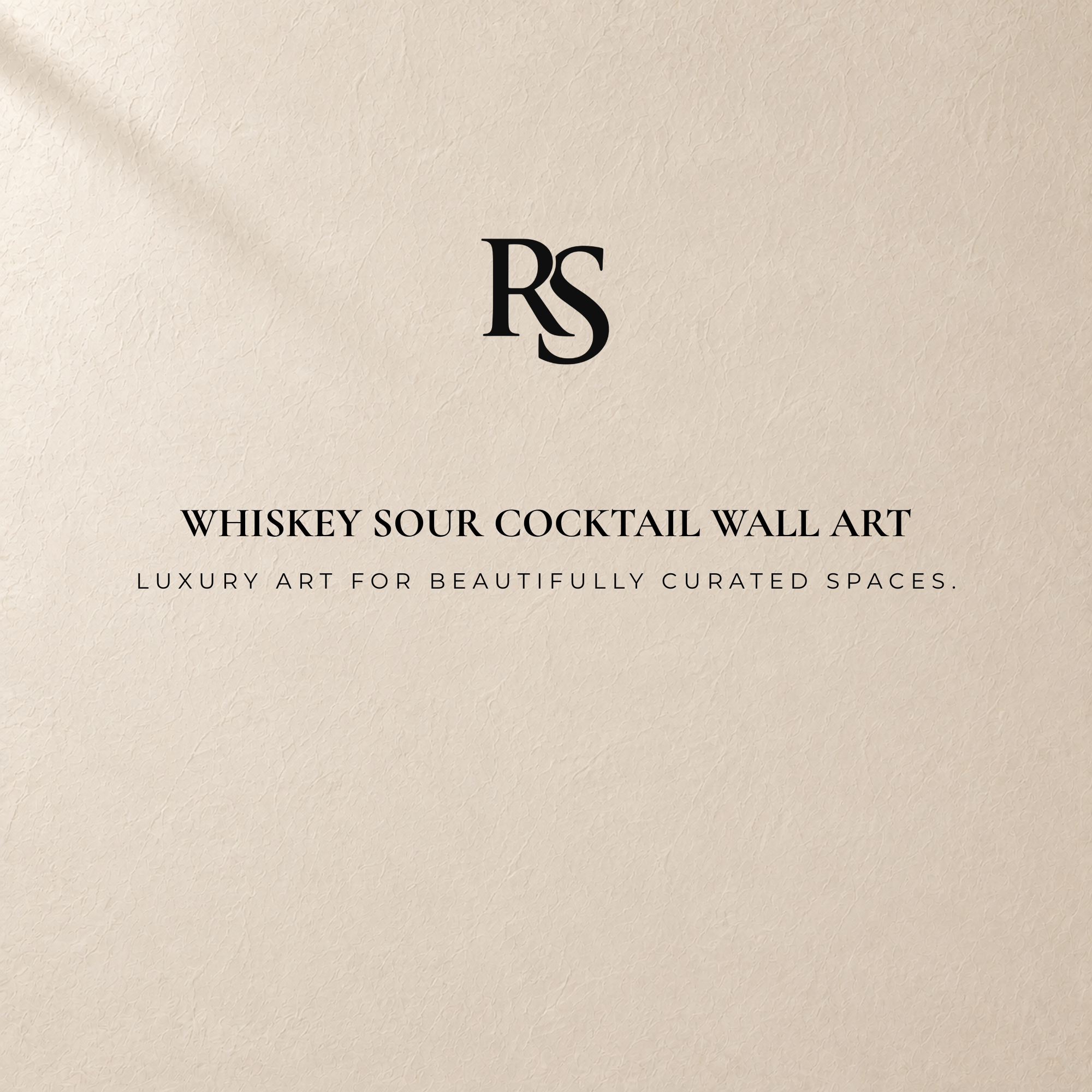 Whiskey Sour Cocktail Wall Art
