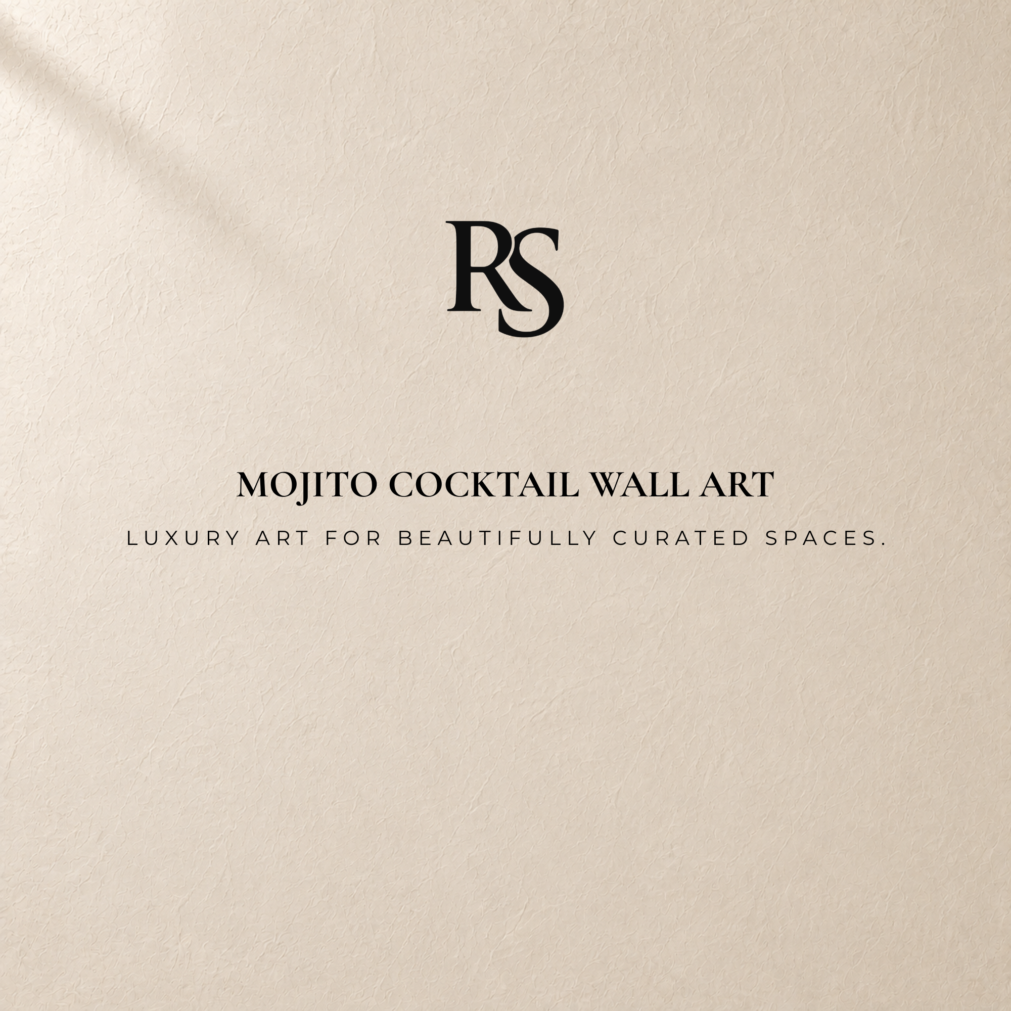 Mojito Cocktail Wall Art