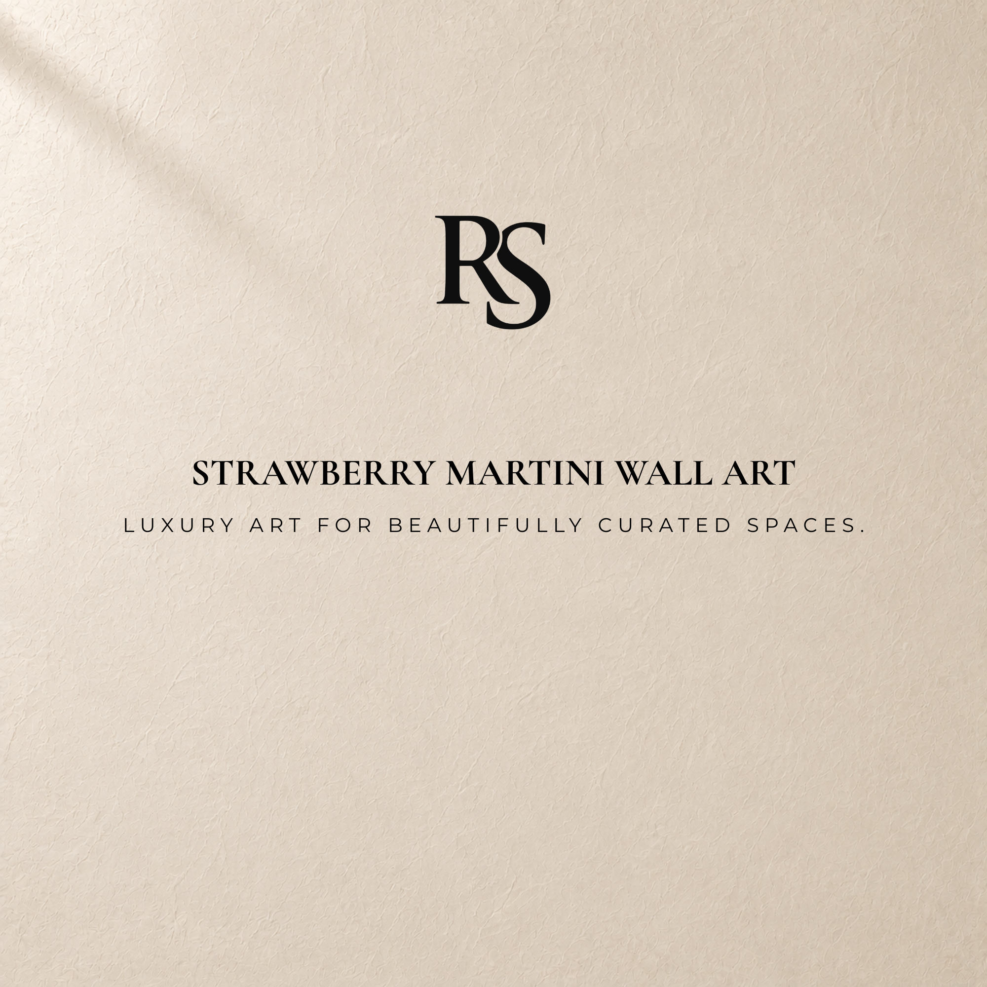 Strawberry Martini Wall Art