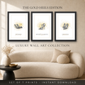 Luxury High Heel Wall Art Set of 7