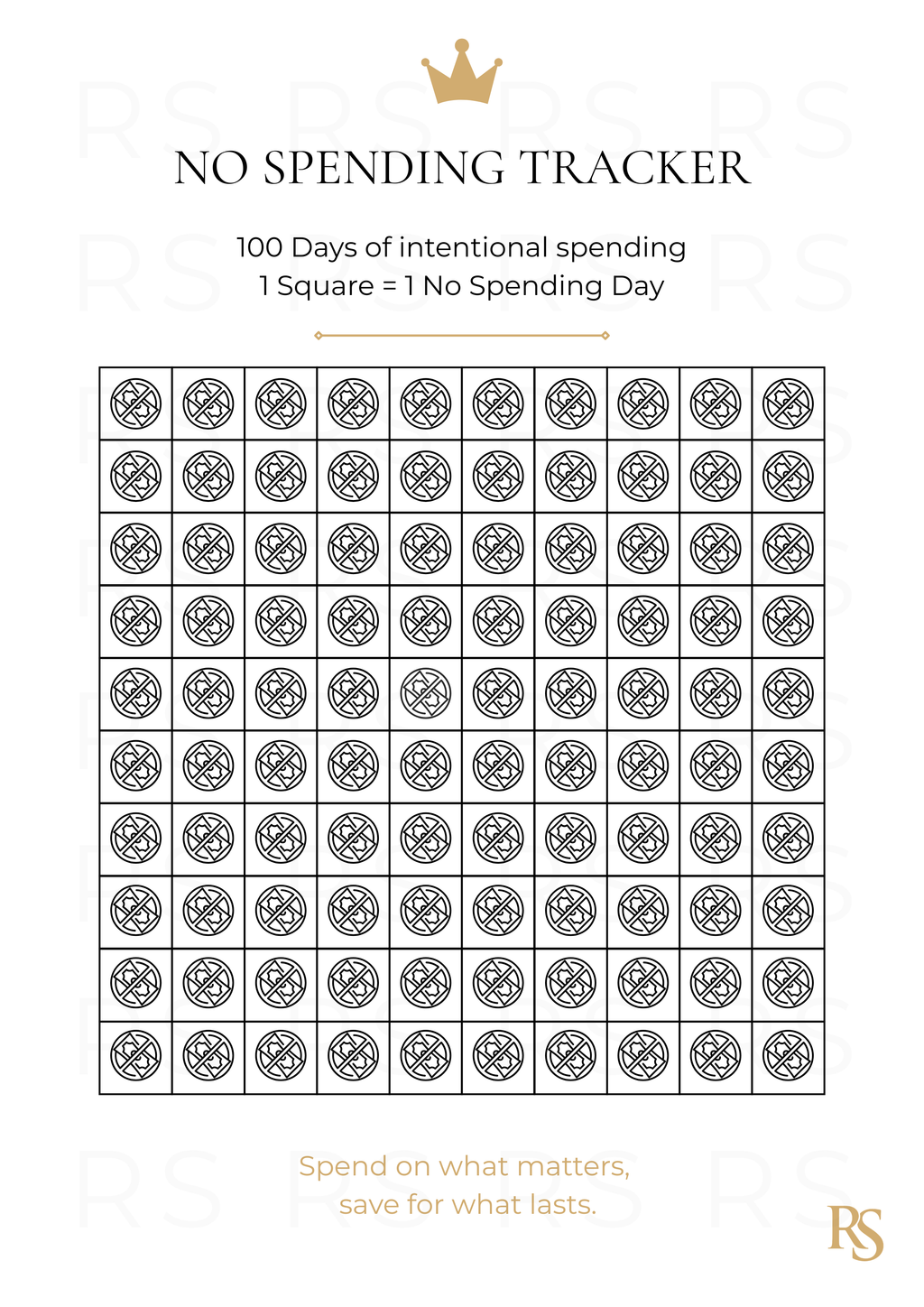 No Spending Tracker