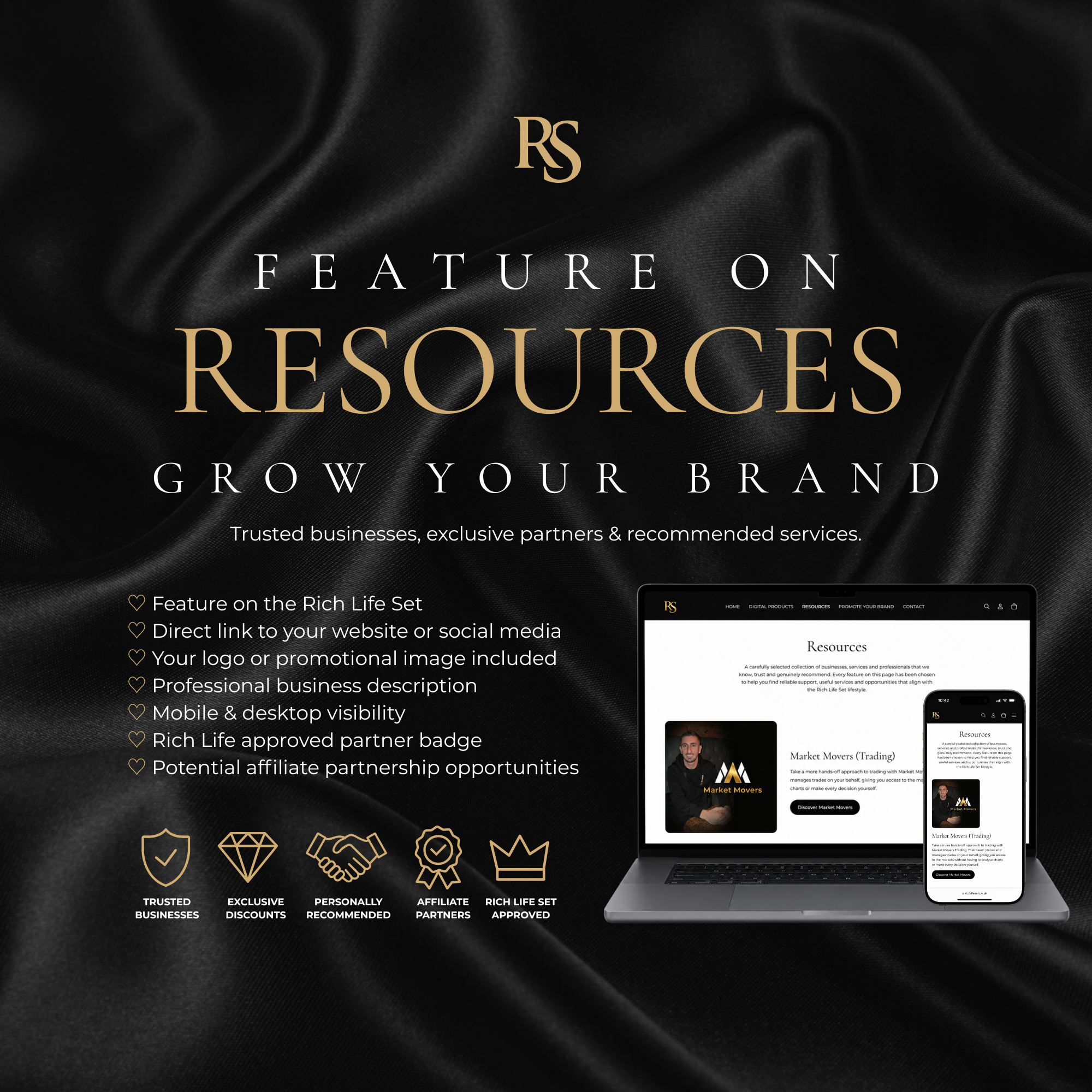Rich Life Set Brand Feature