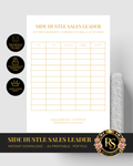 Side Hustle Sales Leader | Luxury A4 Printable PDF