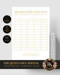 The Queen’s Education Fund | A4 Printable PDF